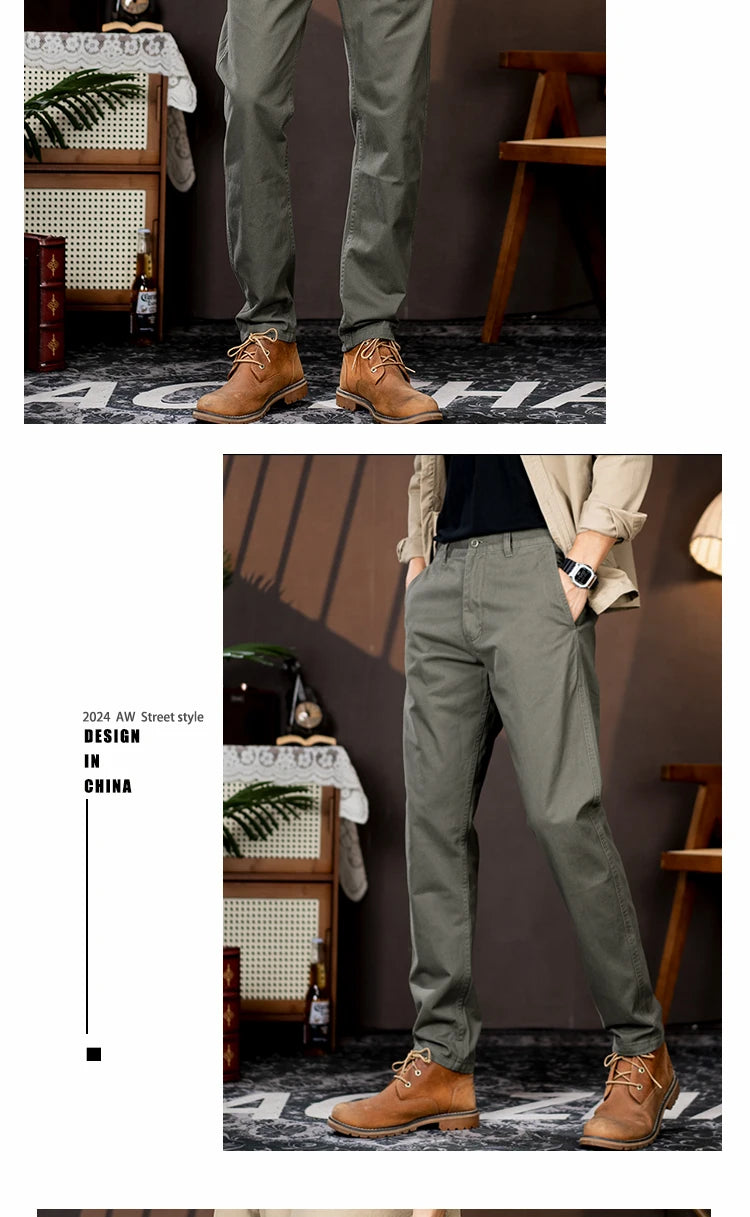 men business casual fashion pure cotton commute pants japanese streetwear amikaji fashion straight cargo pant trouser unique cargo style 2018