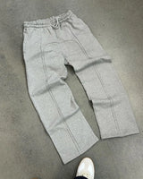 2024 high street trendy straight casual pants american harajuku retro splicing oversized sweatpants men personalized streetwear unique joggers style 2760