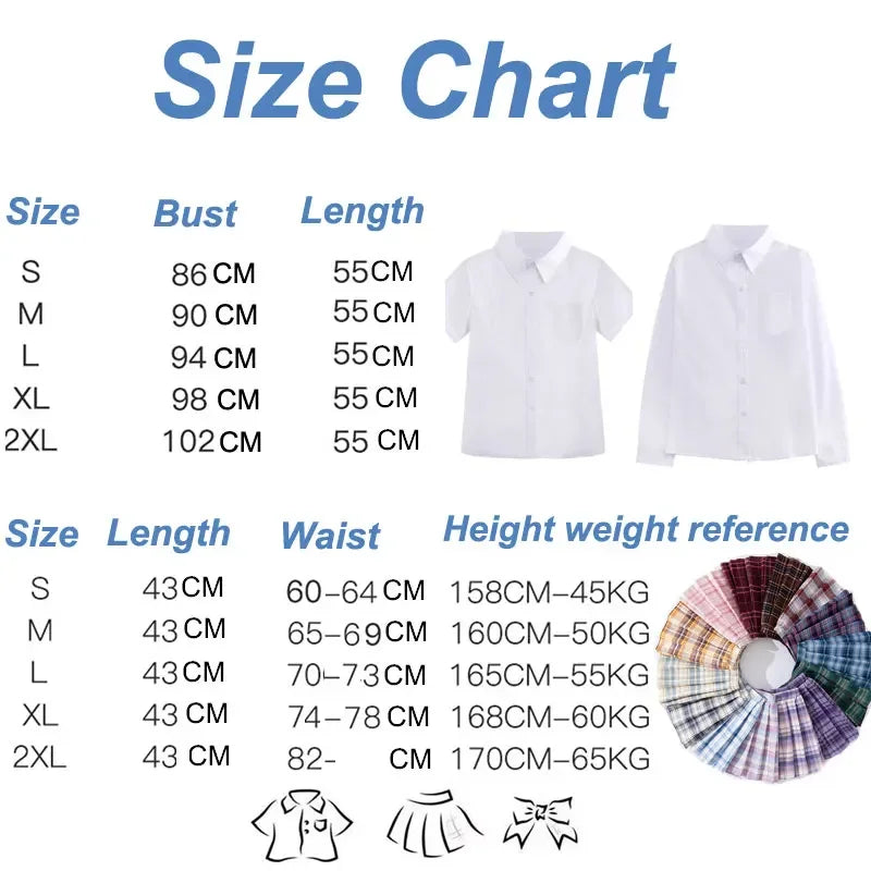 Jk Uniforms Gyaru School Uniform for Girl Student Pleated Skirt Uniform Set Women Short Sleeve Bow Tie Seifuku Japanese Style
