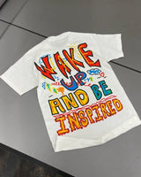 Sadcore Vintage t-shirt – Y2K Summer High Street Fashion Letters Eye Print Men Short S