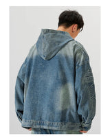 Vintage Sweatshirt Mens Hooded Pullover Hoody Fashion Oversized Hip Ho