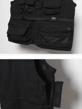 oversized fit featuring hip hop loose vest sportswear men casual cargo waistcoat with pockets military jacket coat streetwear tactical vests sweatshirts design – premium quality jacket for men