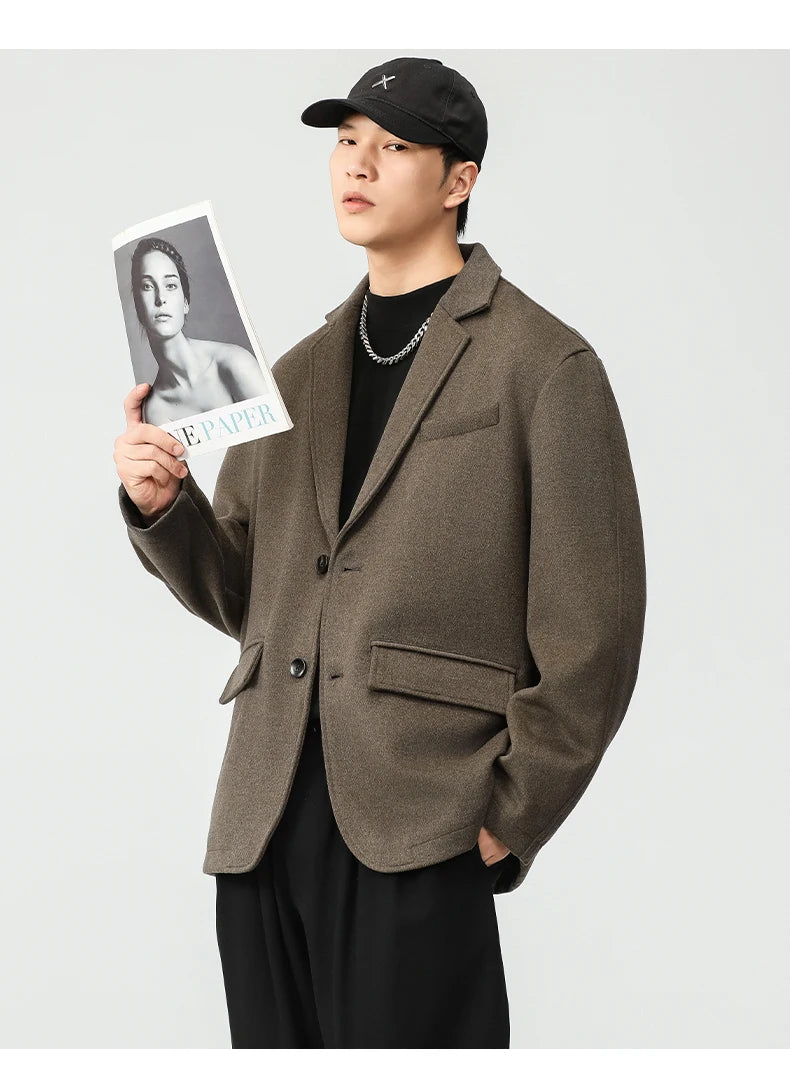 leather varsity coat, fall fit essential - aesthetic hip hop inspired casual wear