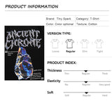 Gothic Oversized shirt – 2023 Men Hip Hop Streetwear T Shirt Harajuku Letter Graphic