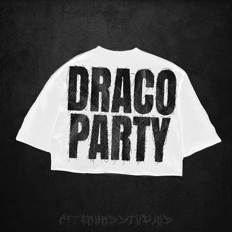 Sadcore Aesthetic print tee – Summer Gothic Trendy Brand Rock Hip Hop New T Shirt Men Y2K