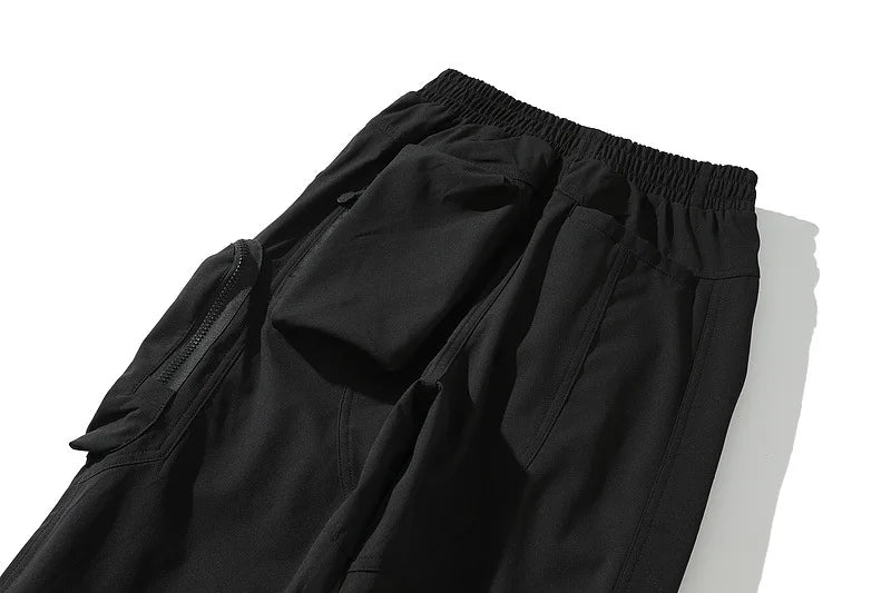 high new luxury men 2023 under my car zip up comfortable nylon workwear parkour tactical function casual pants sports cargo 484 unique cargo style 939