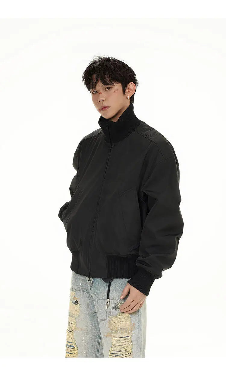 bold graphic winter coat, unisex street style, men's streetwear fashion, trendy oversized fit, urban techwear design, modern 