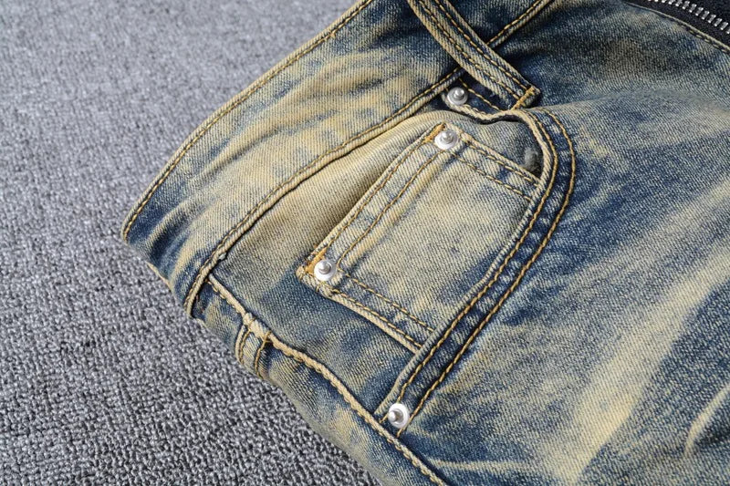 high 2023 brand new classical luxurious embroidered chemist cobra snake jeans cotton denim pants comfort casual jeans 28 40 73 urban skinny jeans