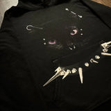 Y2K Autumn Winter Outfit Long Sleeve Hoodie Dark Retro Printed Sweatsh