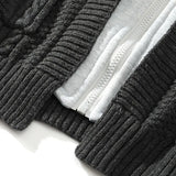 print design style streetwear men-hooded-knitted-cardigan-sweater-coat-autumn-winter-fake-two-piece-hooded-drawstring-jacket-unisex-streetwear premium material casual high 7ec210 fashion image hop hip wear style unisex essential fit graphic everyday urban - oversized quality streetwear design ID 3bbd9