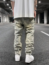 fashion paisy denim jeans mens destoryed holes zipper jeans pants hip hop streetwear new summer casual joggers loose jeans pants relaxed fit joggers