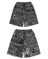 2 pieces sets mens fashion harajuku printed single breasted shirts and drawstring capris short pants joggers new streetwear sets unique joggers style 4449