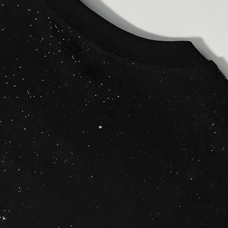 Trapwear Aesthetic piece – Mens T Shirt Shining Starry Sky Casual Interesting Printed T