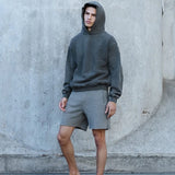 Good Quality New Kanye West Shorts High Street Chaopai Heavyweight Curled Edge Oversized Motion Casual Breeches