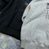 Streetwear skate hoodie with edgy oversized statement print