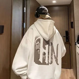 City Boy Oversized Hoodie Sweatshirt Men American High Street Hoodies Funny Streetwear Hip Hop Hoody Mens 2025 Autumn Tracksuit