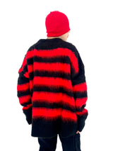 fire graphic sweater, 2025 fashion trend, cozy fashion fit, stylish street outfit, modern aesthetic appeal
