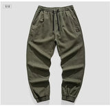 2024 autumn mens khaki cargo pants korean slim fit sports pants harajuku high street sweatpants casual mens clothing new relaxed fit joggers