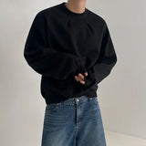 2024 Korean Fashion Crewneck Sweatshirts For Men Casual Design Pullover Y2K