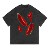 Sadcore T-Shirt – Rainbowtouches Washed Mens T Shirt Vintage Unisex Special De – Urban Streetwear for Men & Women