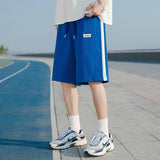 2023 summer new light luxury fashion casual beach pants men straight shorts loose pants boutique clothing simple style unique shorts style 4100