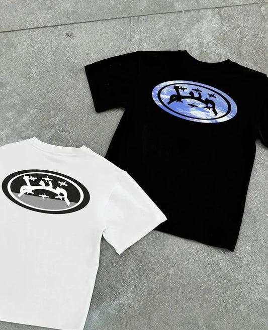 Cyberpunk Aesthetic print tee – European And American Trendy Brand Personalized Letter Print
