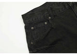 hip hop american trend retro straight leg washed denim jeans spring and autumn high street couple loose wide leg casual pants unique jeans style 620