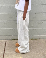 american retro classic striped sweatpants hip hop high street oversized wide leg pants men fashion trend versatile streetwear unique joggers style 2662