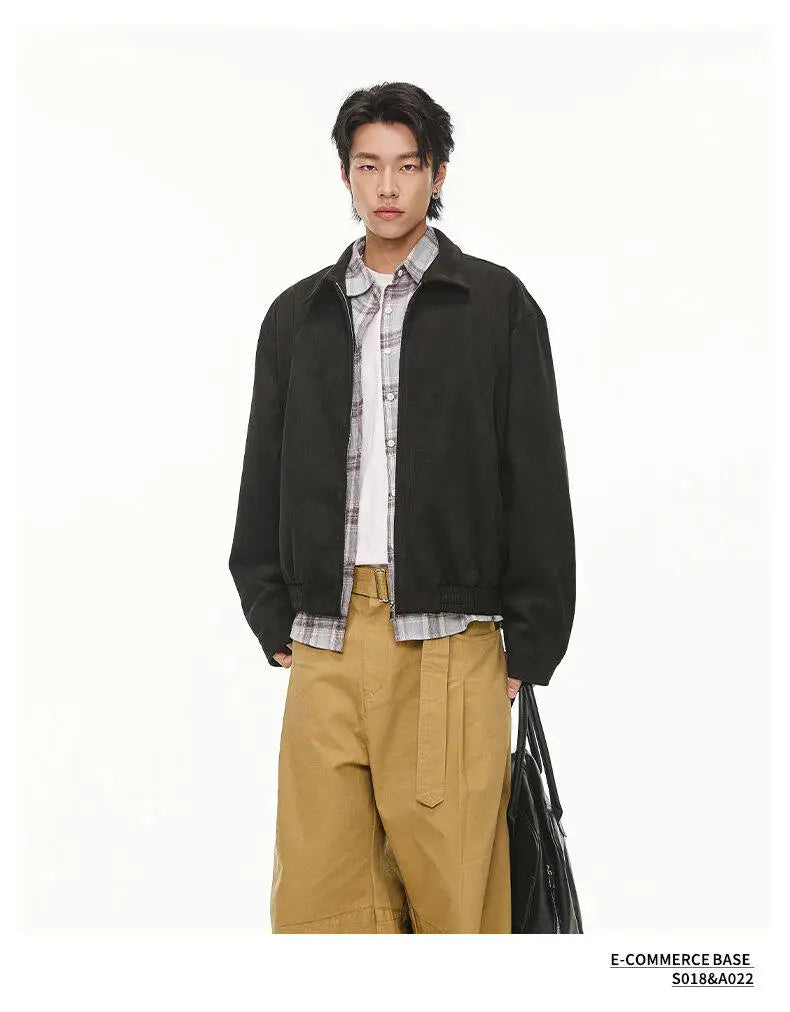 leather varsity jacket, layered style, men's streetwear fashion, trendy oversized fit, urban techwear design, modern hip hop 