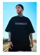 Y2k Tribal flames – Mens Funny Cosmonaut Graphic Printed T Shirt 2025 Summer