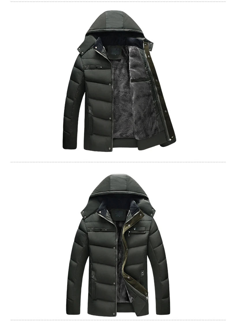 urban fashion featuring rainbowtouches parka men coats winter jacket thicken hooded waterproof outwear warm coat fathers clothing casual mens overcoat design – premium quality jacket for men