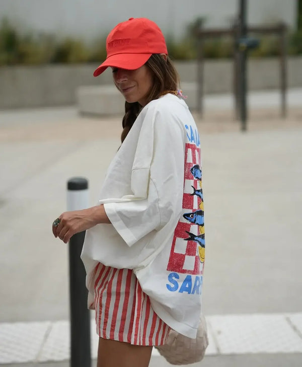 Gothic Oversized Tee – Oversized Harajuku Summer Casual Fish Y2K Tops Graphic T Shi – Edgy Streetwear for All Genders