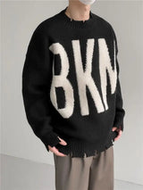 y2k flame knit sweater in soft cotton blend for fashion-forward fall wardrobes, ideal for men’s fashion and seasonal streetwe