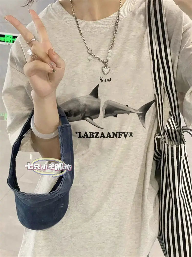 Sadcore Broken heart – Heavy Cotton New Design Short Sleeved Mens Korean Style Vers