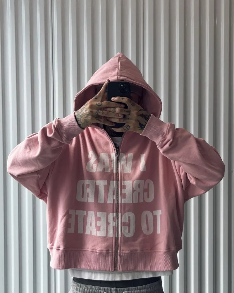 European And American Street Fashion Pullover Anime Letter Print Overs