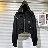 High fashion quilted zip-up minimalist bomber puffer