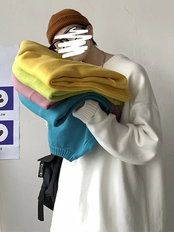 bold fire sweater, layered fit piece, aesthetic soft knit grunge sweater for cozy streetwear