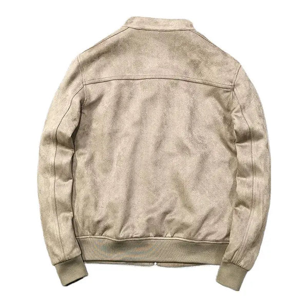 leather varsity coat, fall winter style, men's streetwear fashion, oversized urban jacket, high quality cold-weather coat