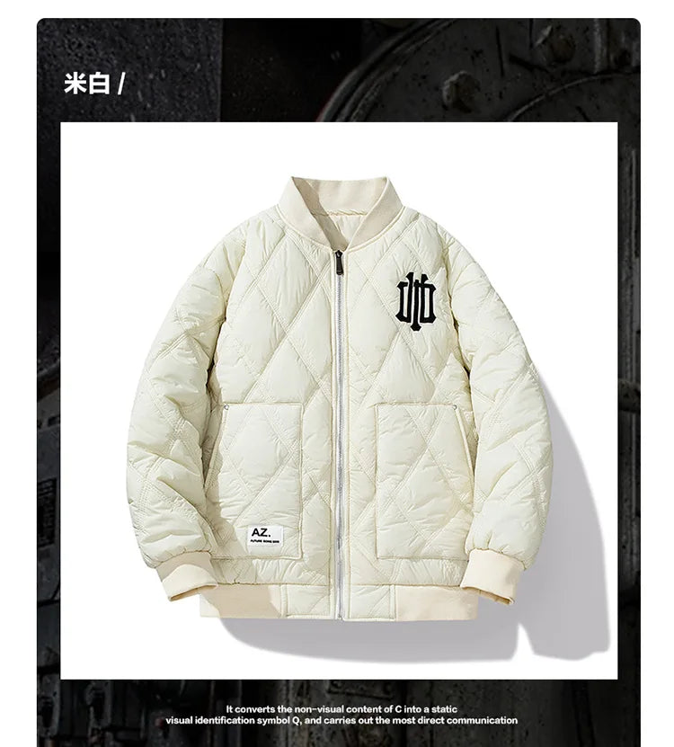 Winter men's cotton jacket stand-up collar baseball jacket men's cotton jacket