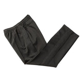 sea blue casual pants men woman loose comfortable side edge weaving stripe embroidery drawstring joggers sweatpants unique joggers style 5293