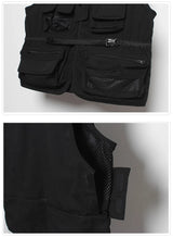streetwear jacket featuring hip hop loose vest sportswear men casual cargo waistcoat with pockets military jacket coat streetwear tactical vests sweatshirts design – premium quality jacket for men