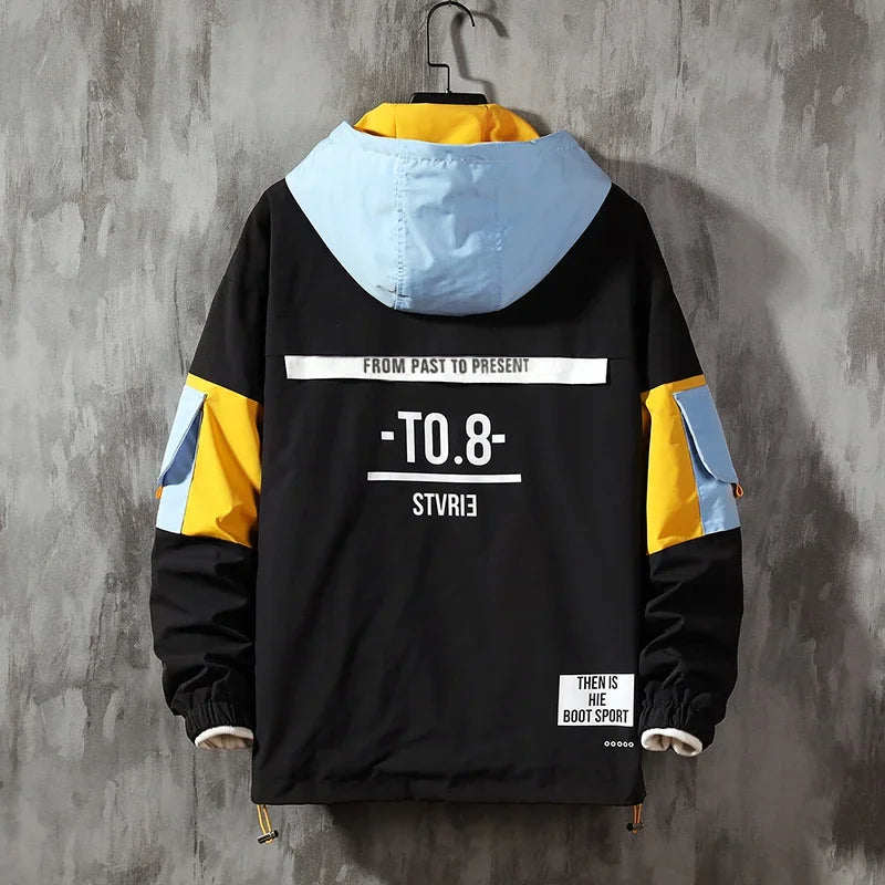 Bold Graphic Bomber Streetwear Photo-Ready Jacket