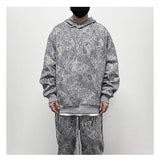 Vaporwave Drop – Fashion Paisy Hoodies Pullover Casual Suede Hooded – Streetwear Fashion for Men & Women
