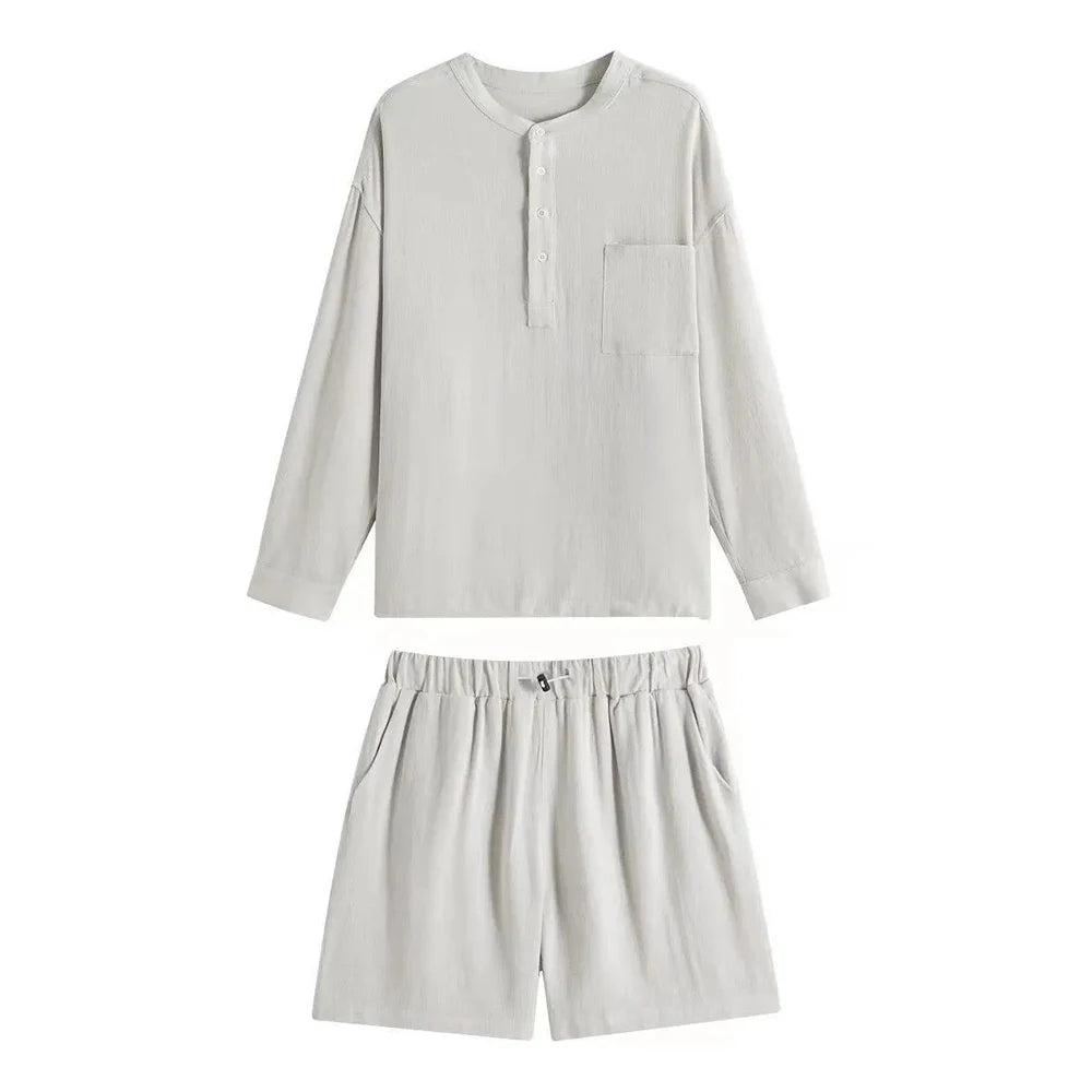 korean fashion summer clothes men 2 piece set solid hip hop v neck tops shorts streetwear short pants outfits casual outer sets unique shorts style 145