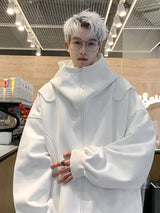 White Cardigan Sweatshirt Men 2024 Spring And Autumn New Style High En