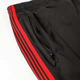 sea blue casual pants men woman loose comfortable side edge weaving stripe embroidery drawstring joggers sweatpants unique joggers style 5286