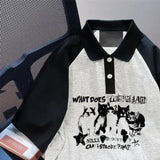 Harajuku Graphic tee – Summer American Street Men And Women Trendy Personalized Cat