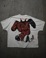 Gothic Graphic tee – 2024 New Fashion Cartoon Letter Pattern Oversized T Shirt Me