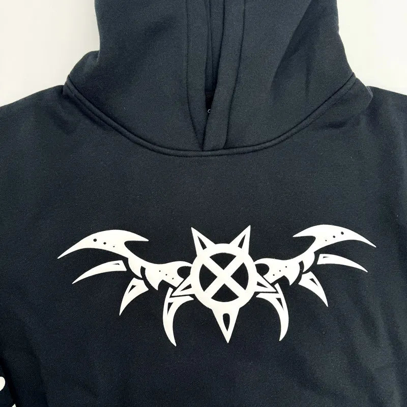 Y2K barcode glitch featuring new hot 2024 ken carson merch playboi carti whole pullover hoodies hoody hooded sweatshirts velvet cotton thick 730