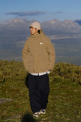 Outdoor Multi Pocket Thicken Man Jacket Winter Retro Warm Camping Cotton-padded Clothes Casual Print Loose Hooded Fashion Coat